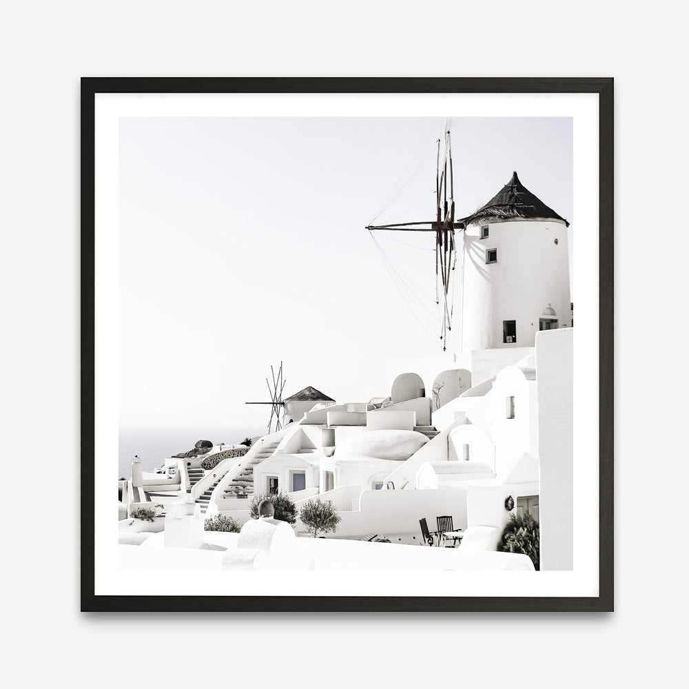 Shop Oia II (Square) Photo Art Print a coastal themed photography wall art print from The Print Emporium wall artwork collection - Buy Australian made fine art poster and framed prints for the home and your interior decor, TPE-843-AP