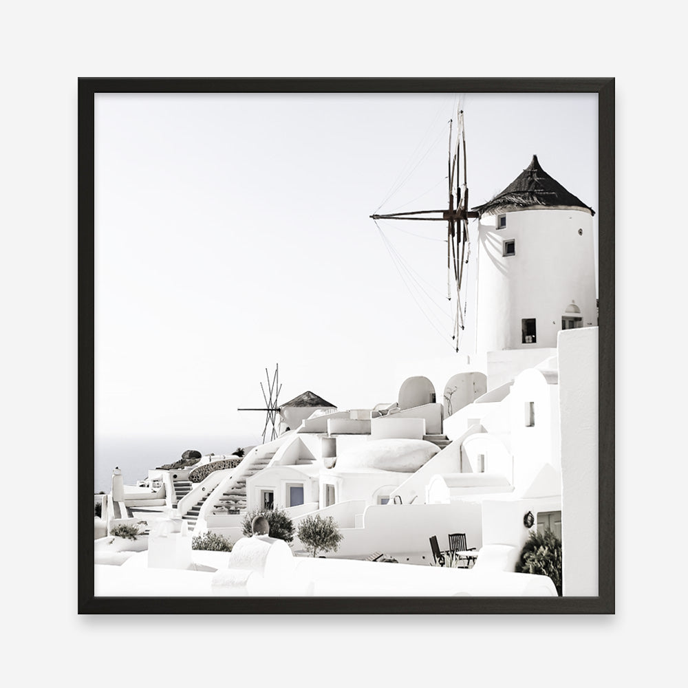 Shop Oia II (Square) Photo Art Print a coastal themed photography wall art print from The Print Emporium wall artwork collection - Buy Australian made fine art poster and framed prints for the home and your interior decor, TPE-843-AP