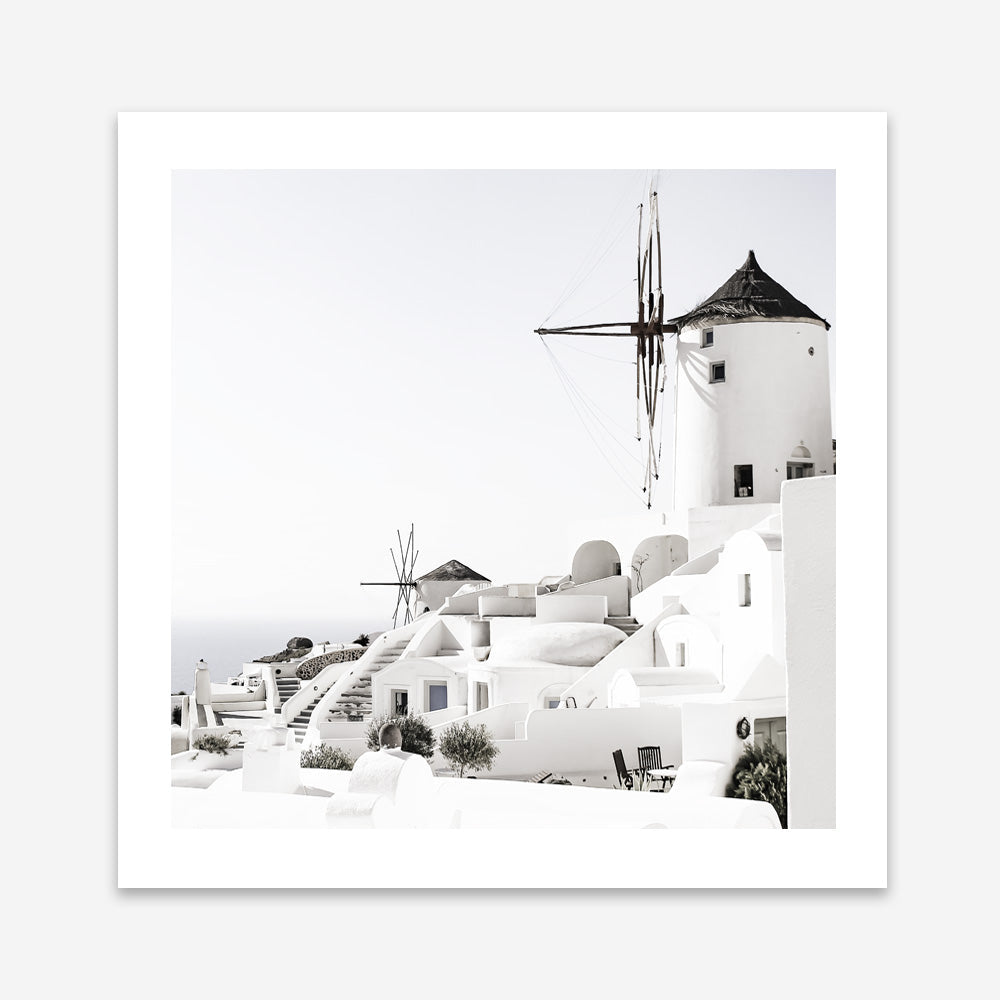 Shop Oia II (Square) Photo Art Print a coastal themed photography wall art print from The Print Emporium wall artwork collection - Buy Australian made fine art poster and framed prints for the home and your interior decor, TPE-843-AP