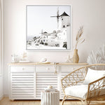 Shop Oia II (Square) Photo Canvas a coastal themed photography framed stretched canvas print from The Print Emporium wall artwork collection - Buy Australian made prints for the home and your interior decor space, TPE-843-CA-40X40-NF