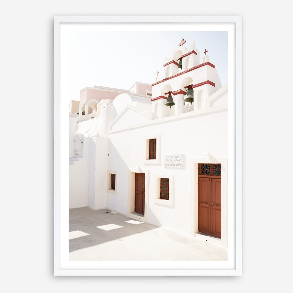 Shop Oia Little Church Photo Art Print a photography wall art print from The Print Emporium wall artwork collection - Buy Australian made fine art poster and framed prints for the home and your interior decor room, TPE-1339-AP