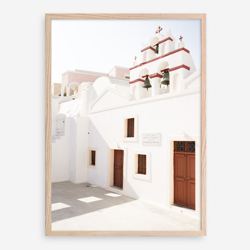 Shop Oia Little Church Photo Art Print a photography wall art print from The Print Emporium wall artwork collection - Buy Australian made fine art poster and framed prints for the home and your interior decor room, TPE-1339-AP