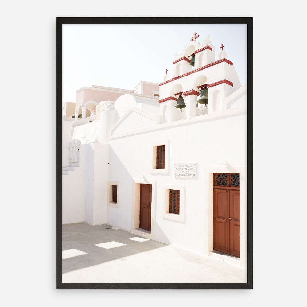Shop Oia Little Church Photo Art Print a photography wall art print from The Print Emporium wall artwork collection - Buy Australian made fine art poster and framed prints for the home and your interior decor room, TPE-1339-AP