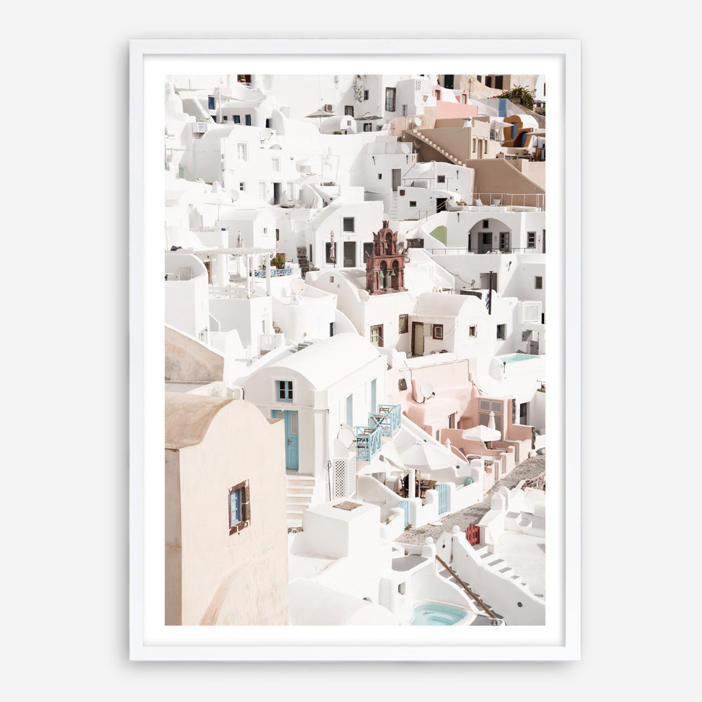 Shop Oia Panorama I Photo Art Print a photography wall art print from The Print Emporium wall artwork collection - Buy Australian made fine art poster and framed prints for the home and your interior decor room, TPE-1363-AP