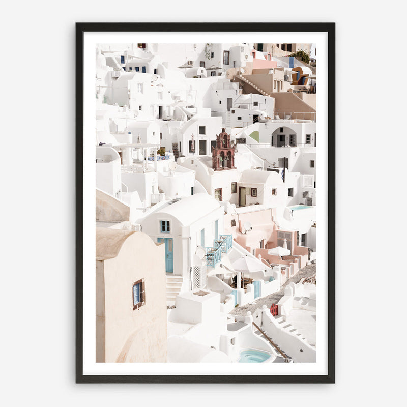 Shop Oia Panorama I Photo Art Print a photography wall art print from The Print Emporium wall artwork collection - Buy Australian made fine art poster and framed prints for the home and your interior decor room, TPE-1363-AP
