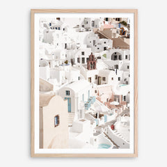 Shop Oia Panorama I Photo Art Print a photography wall art print from The Print Emporium wall artwork collection - Buy Australian made fine art poster and framed prints for the home and your interior decor room, TPE-1363-AP