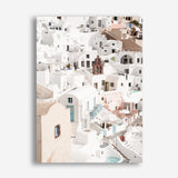 Shop Oia Panorama I Photo Canvas Print a photography framed stretched canvas print from The Print Emporium wall artwork collection - Buy Australian made prints for the home and your interior decor space, TPE-1363-CA-35X46-NF