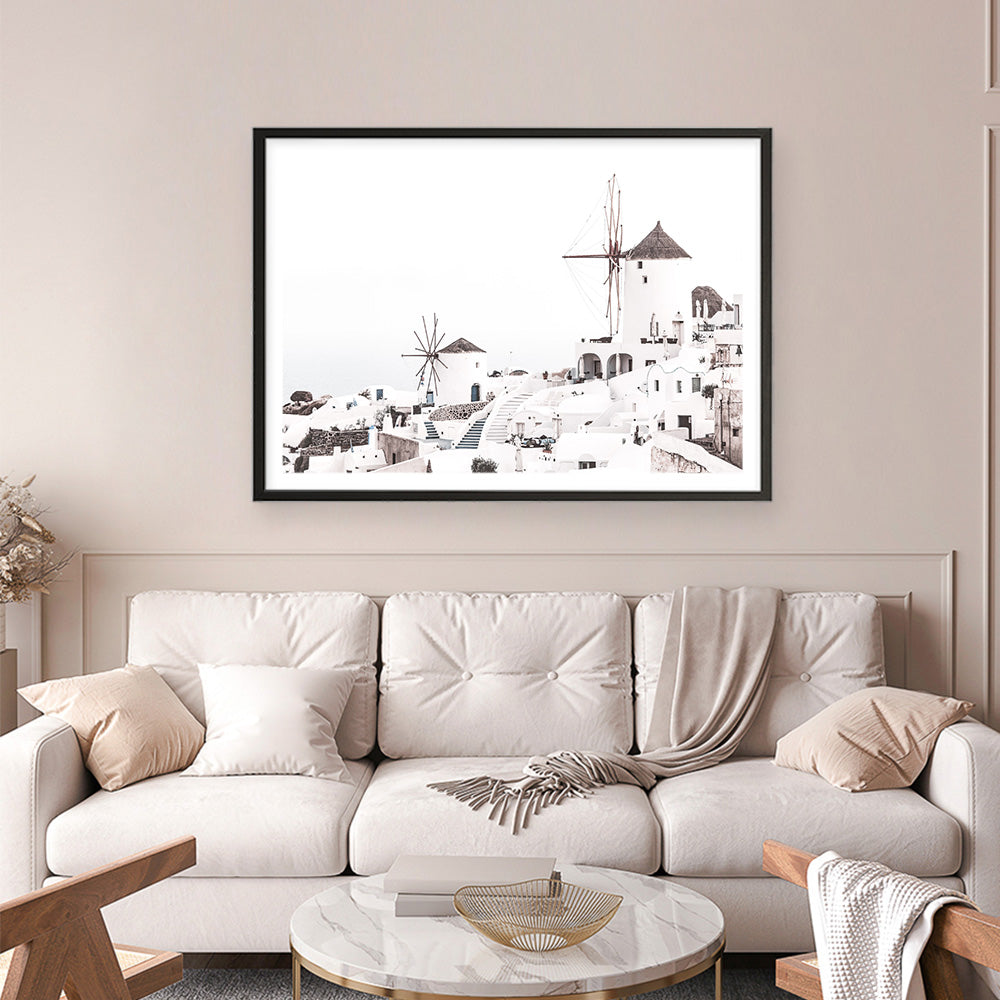 Shop Oia Photo Art Print a photography wall art print from The Print Emporium wall artwork collection - Buy Australian made fine art poster and framed prints for the home and your interior decor room, TPE-770-AP