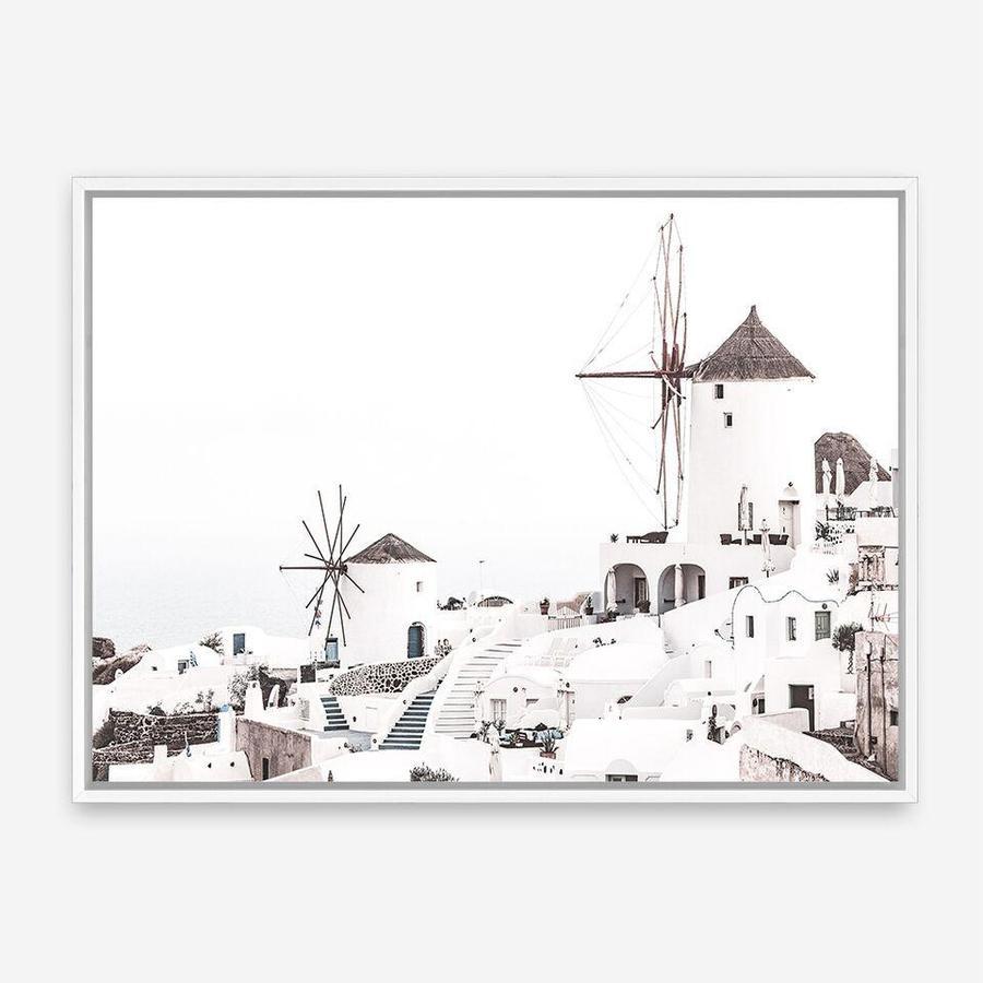 Shop Oia Photo Canvas Print a photography framed stretched canvas print from The Print Emporium wall artwork collection - Buy Australian made prints for the home and your interior decor space, TPE-770-CA-35X46-NF