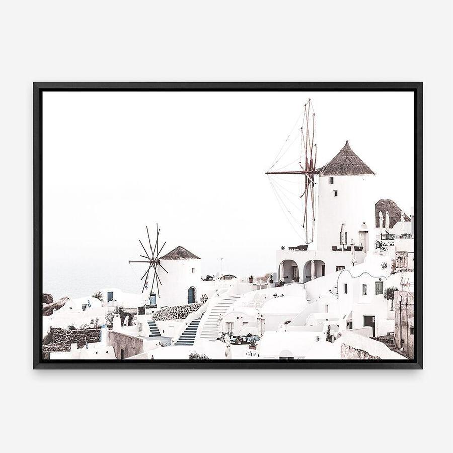 Shop Oia Photo Canvas Print a photography framed stretched canvas print from The Print Emporium wall artwork collection - Buy Australian made prints for the home and your interior decor space, TPE-770-CA-35X46-NF