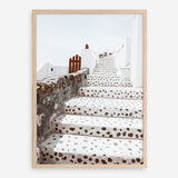 Shop Oia Staircase Photo Art Print a photography wall art print from The Print Emporium wall artwork collection - Buy Australian made fine art poster and framed prints for the home and your interior decor room, TPE-1313-AP