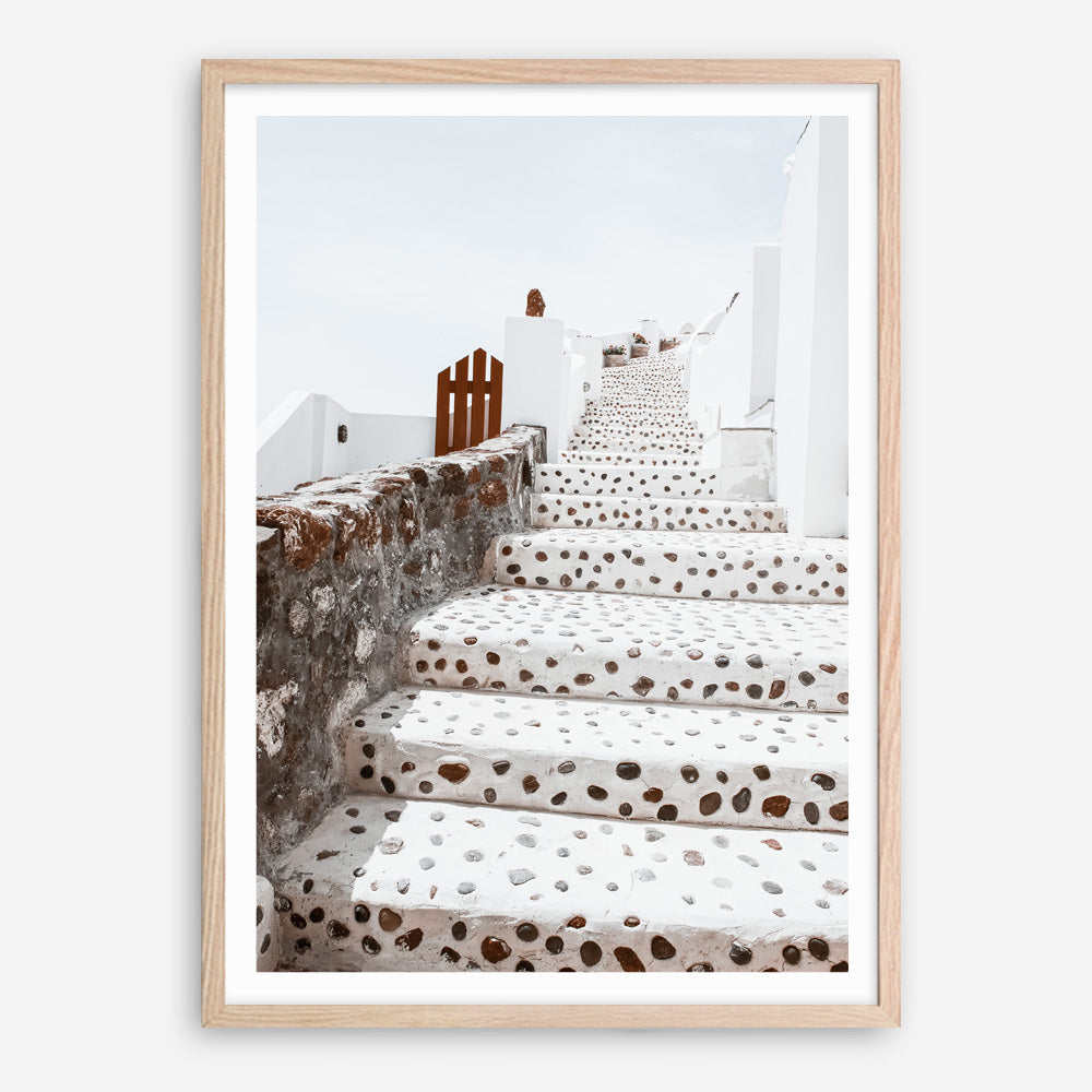 Shop Oia Staircase Photo Art Print a photography wall art print from The Print Emporium wall artwork collection - Buy Australian made fine art poster and framed prints for the home and your interior decor room, TPE-1313-AP