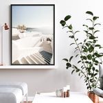Shop Oia Stairs Photo Art Print a coastal themed photography wall art print from The Print Emporium wall artwork collection - Buy Australian made fine art poster and framed prints for the home and your interior decor, TPE-1304-AP