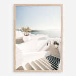 Shop Oia Stairs Photo Art Print a coastal themed photography wall art print from The Print Emporium wall artwork collection - Buy Australian made fine art poster and framed prints for the home and your interior decor, TPE-1304-AP