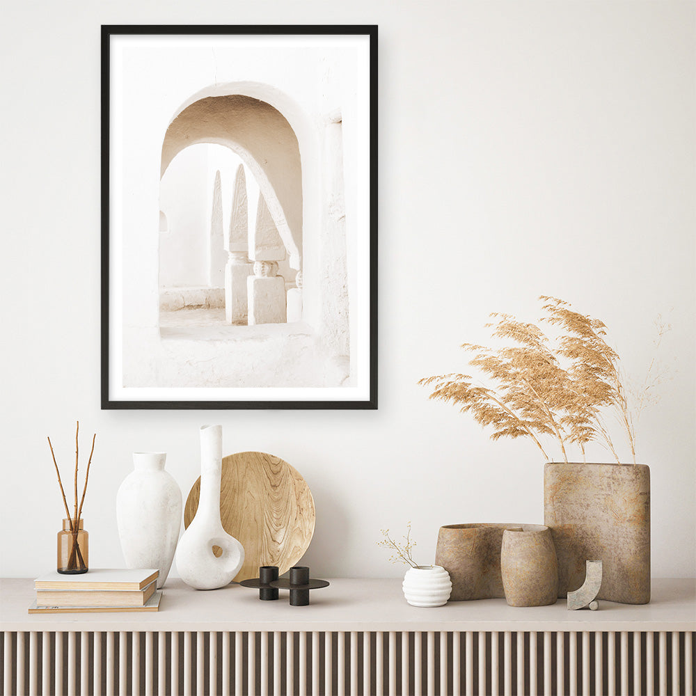 Shop Old Arch II Photo Art Print a Moroccan desert boho themed photography wall art print from The Print Emporium wall artwork collection - Buy Australian made fine art poster and framed prints for the home and your interior decor room, TPE-1143-AP