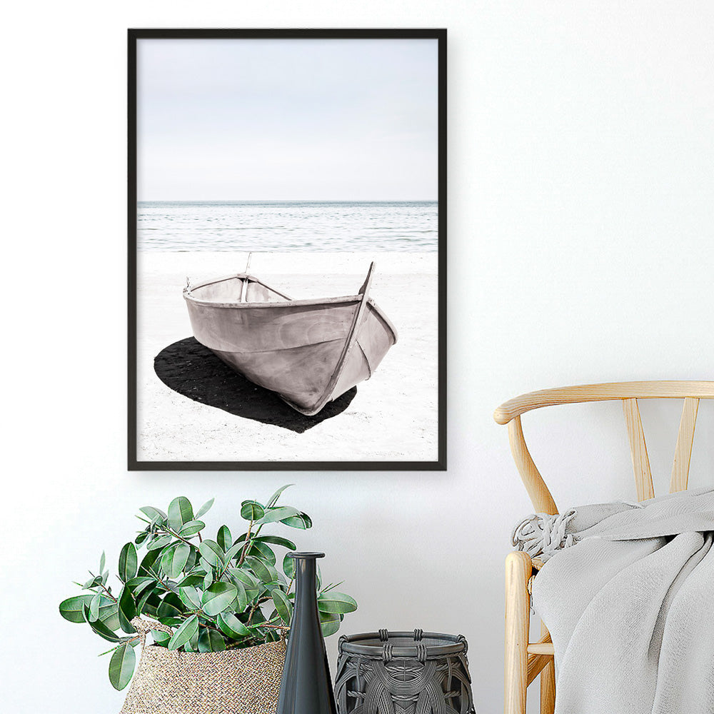 Shop Old Boat Photo Art Print a coastal themed photography wall art print from The Print Emporium wall artwork collection - Buy Australian made fine art poster and framed prints for the home and your interior decor, TPE-790-AP