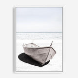 Shop Old Boat Photo Canvas Print a coastal themed photography framed stretched canvas print from The Print Emporium wall artwork collection - Buy Australian made prints for the home and your interior decor space, TPE-790-CA-35X46-NF