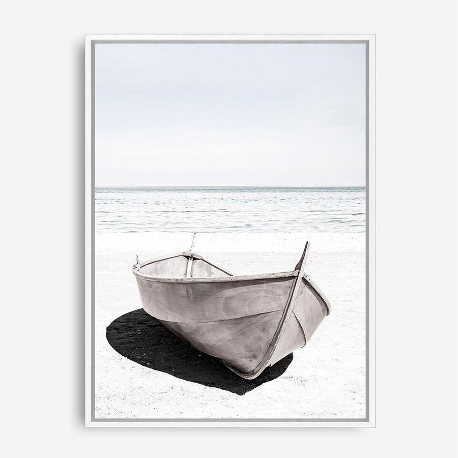 Shop Old Boat Photo Canvas Print a coastal themed photography framed stretched canvas print from The Print Emporium wall artwork collection - Buy Australian made prints for the home and your interior decor space, TPE-790-CA-35X46-NF