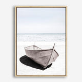Shop Old Boat Photo Canvas Print a coastal themed photography framed stretched canvas print from The Print Emporium wall artwork collection - Buy Australian made prints for the home and your interior decor space, TPE-790-CA-35X46-NF