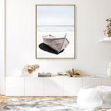 Shop Old Boat Photo Canvas Print a coastal themed photography framed stretched canvas print from The Print Emporium wall artwork collection - Buy Australian made prints for the home and your interior decor space, TPE-790-CA-35X46-NF