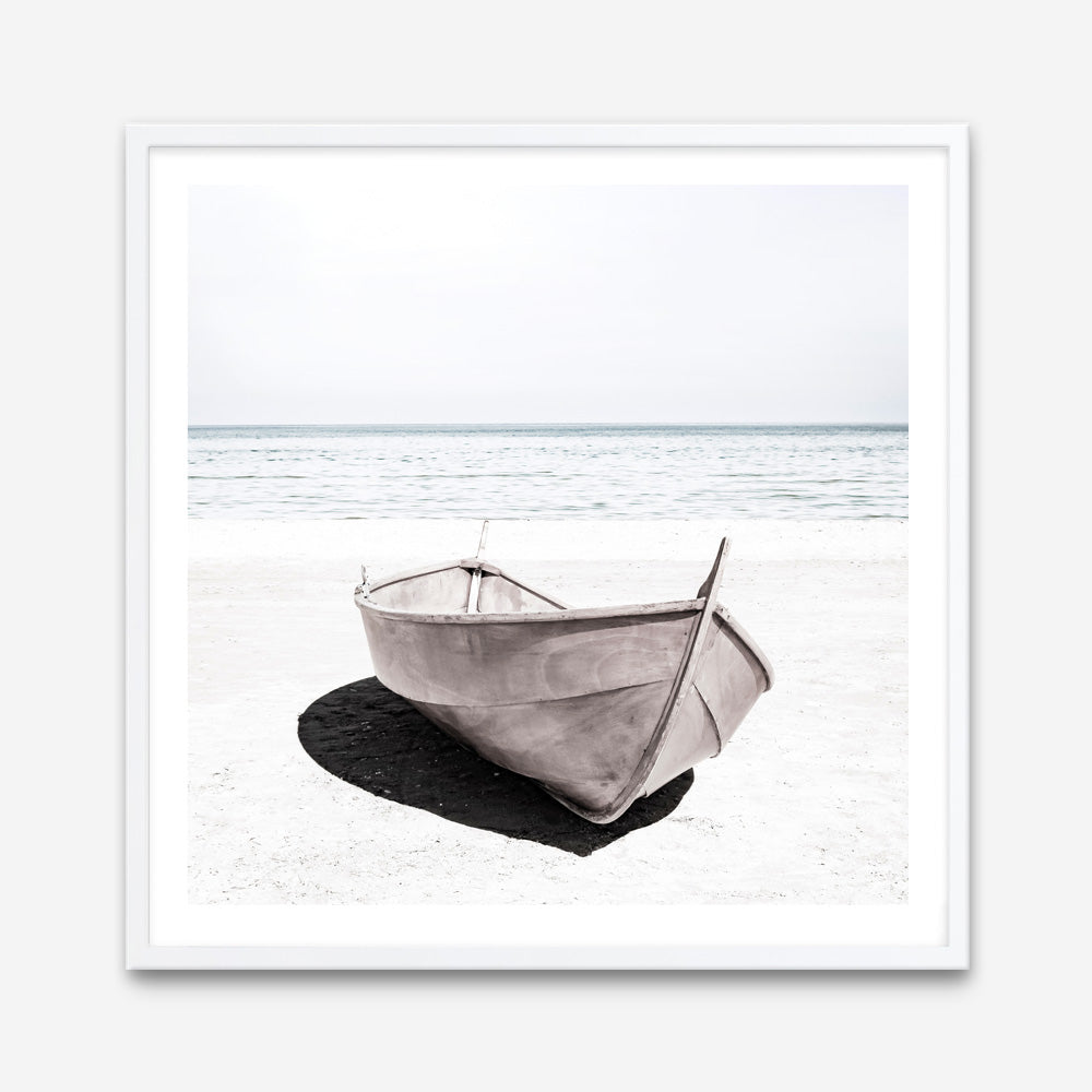 Shop Old Boat (Square) Photo Art Print a coastal themed photography wall art print from The Print Emporium wall artwork collection - Buy Australian made fine art poster and framed prints for the home and your interior decor, TPE-789-AP