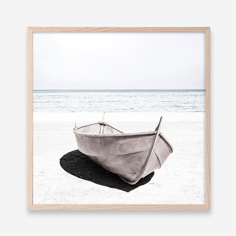 Shop Old Boat (Square) Photo Art Print a coastal themed photography wall art print from The Print Emporium wall artwork collection - Buy Australian made fine art poster and framed prints for the home and your interior decor, TPE-789-AP