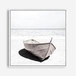 Shop Old Boat (Square) Photo Canvas a coastal themed photography framed stretched canvas print from The Print Emporium wall artwork collection - Buy Australian made prints for the home and your interior decor space, TPE-789-CA-40X40-NF