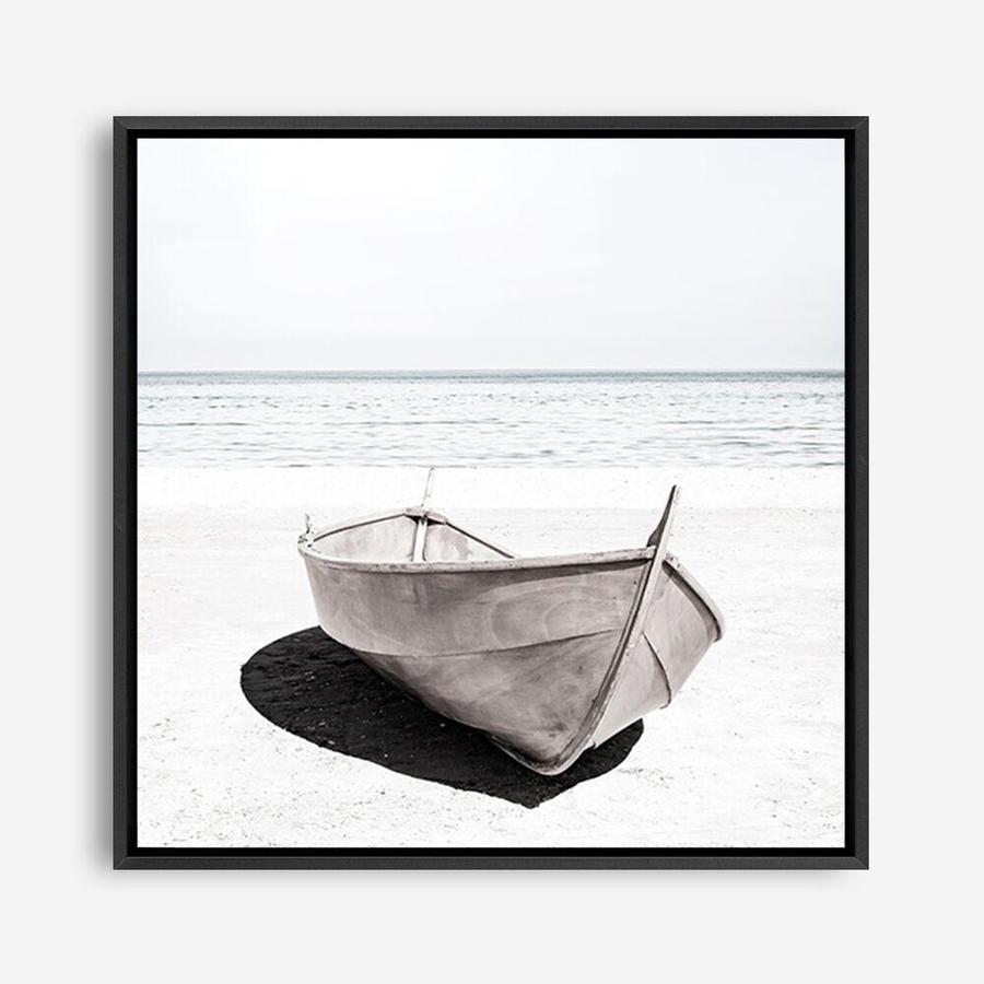 Shop Old Boat (Square) Photo Canvas a coastal themed photography framed stretched canvas print from The Print Emporium wall artwork collection - Buy Australian made prints for the home and your interior decor space, TPE-789-CA-40X40-NF