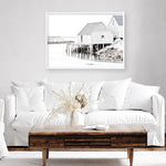 Shop Old Fishing Shack Photo Art Print a coastal themed photography wall art print from The Print Emporium wall artwork collection - Buy Australian made fine art poster and framed prints for the home and your interior decor, TPE-813-AP