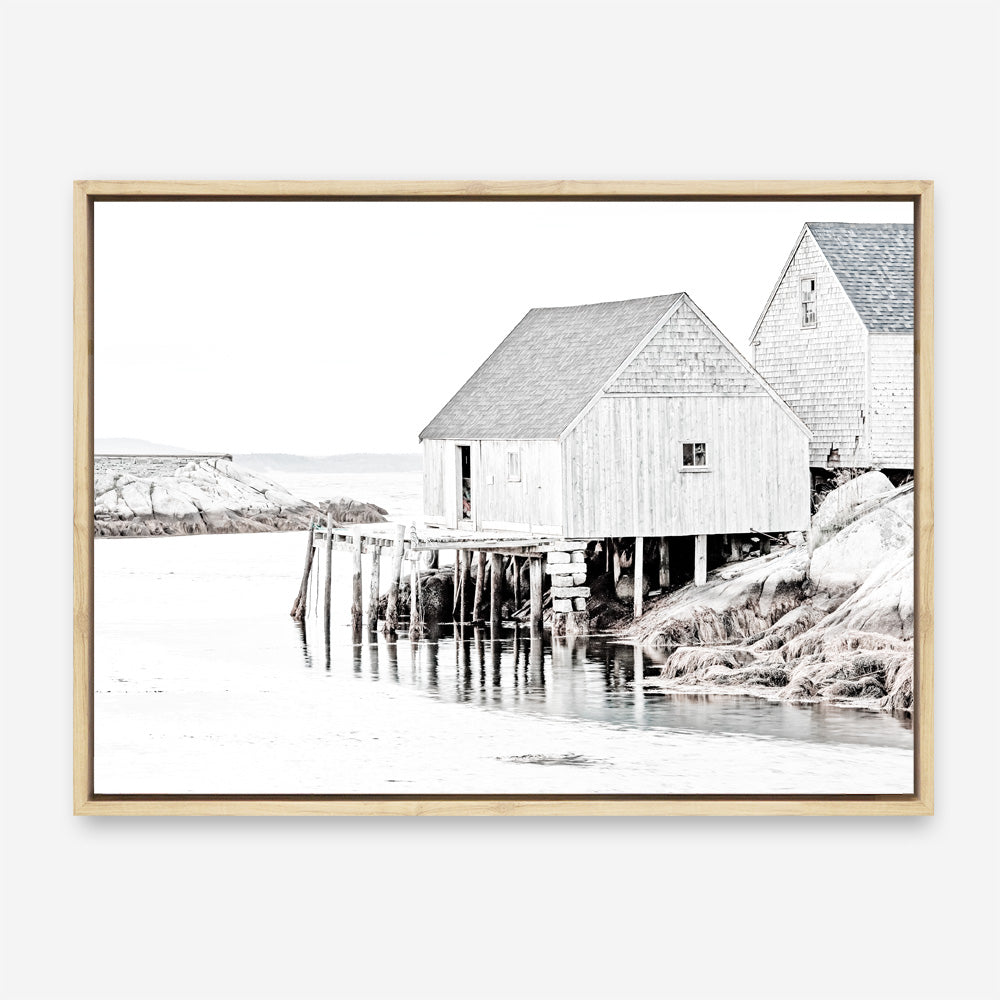 Shop Old Fishing Shack Photo Canvas Print a coastal themed photography framed stretched canvas print from The Print Emporium wall artwork collection - Buy Australian made prints for the home and your interior decor space, TPE-813-CA-35X46-NF
