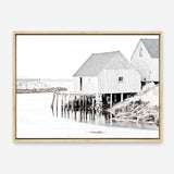 Shop Old Fishing Shack Photo Canvas Print a coastal themed photography framed stretched canvas print from The Print Emporium wall artwork collection - Buy Australian made prints for the home and your interior decor space, TPE-813-CA-35X46-NF