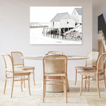 Shop Old Fishing Shack Photo Canvas Print a coastal themed photography framed stretched canvas print from The Print Emporium wall artwork collection - Buy Australian made prints for the home and your interior decor space, TPE-813-CA-35X46-NF