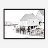 Shop Old Fishing Shack Photo Canvas Print a coastal themed photography framed stretched canvas print from The Print Emporium wall artwork collection - Buy Australian made prints for the home and your interior decor space, TPE-813-CA-35X46-NF