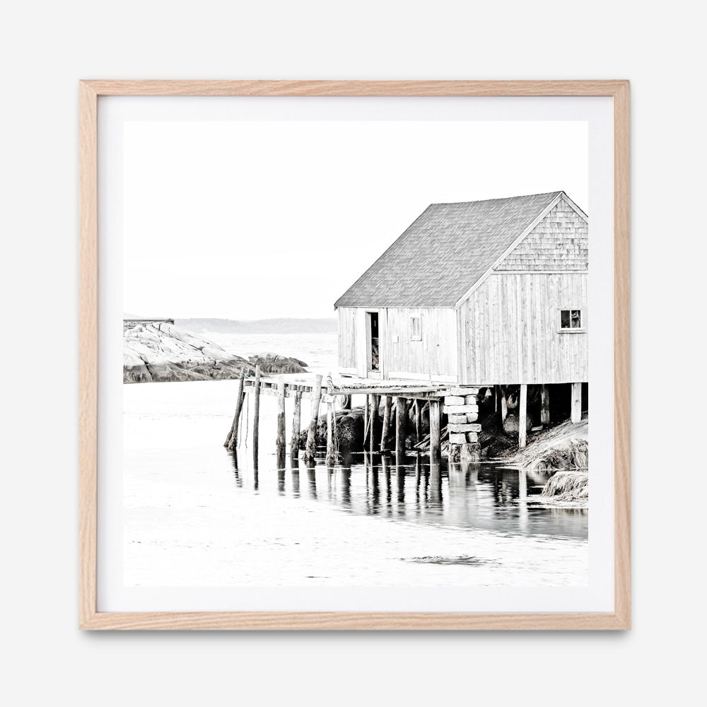 Shop Old Fishing Shack (Square) Photo Art Print a coastal themed photography wall art print from The Print Emporium wall artwork collection - Buy Australian made fine art poster and framed prints for the home and your interior decor, TPE-814-AP