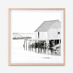 Shop Old Fishing Shack (Square) Photo Art Print a coastal themed photography wall art print from The Print Emporium wall artwork collection - Buy Australian made fine art poster and framed prints for the home and your interior decor, TPE-814-AP