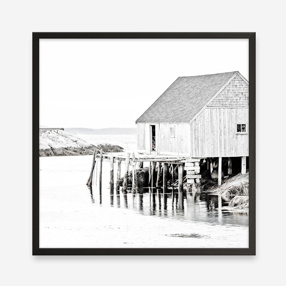 Shop Old Fishing Shack (Square) Photo Art Print a coastal themed photography wall art print from The Print Emporium wall artwork collection - Buy Australian made fine art poster and framed prints for the home and your interior decor, TPE-814-AP