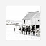 Shop Old Fishing Shack (Square) Photo Art Print a coastal themed photography wall art print from The Print Emporium wall artwork collection - Buy Australian made fine art poster and framed prints for the home and your interior decor, TPE-814-AP