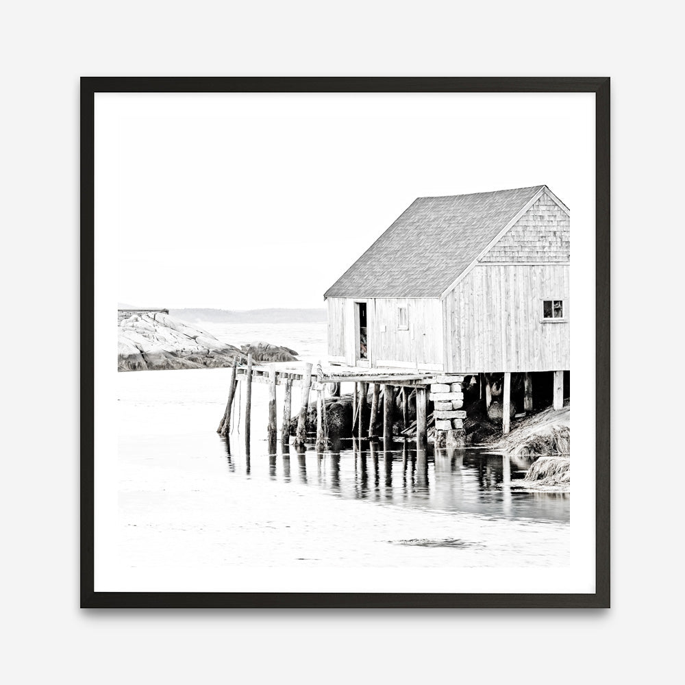 Shop Old Fishing Shack (Square) Photo Art Print a coastal themed photography wall art print from The Print Emporium wall artwork collection - Buy Australian made fine art poster and framed prints for the home and your interior decor, TPE-814-AP
