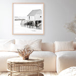 Shop Old Fishing Shack (Square) Photo Art Print a coastal themed photography wall art print from The Print Emporium wall artwork collection - Buy Australian made fine art poster and framed prints for the home and your interior decor, TPE-814-AP