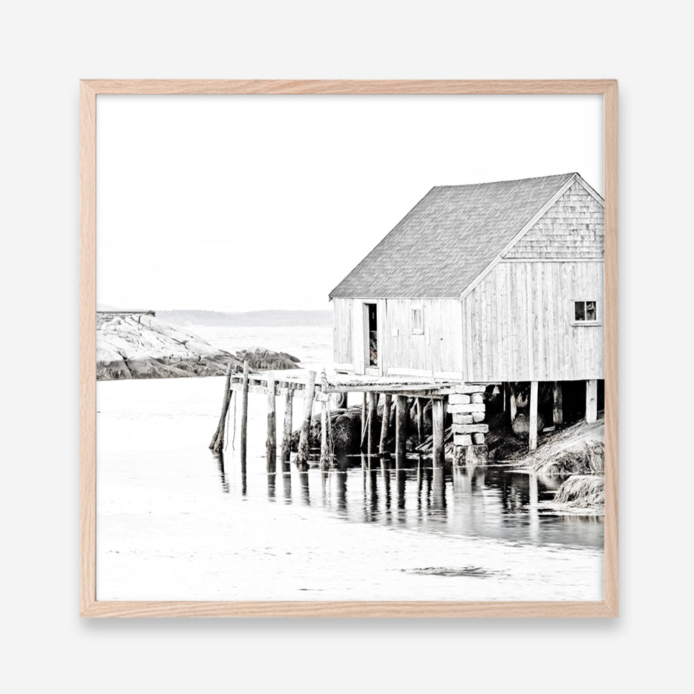 Shop Old Fishing Shack (Square) Photo Art Print a coastal themed photography wall art print from The Print Emporium wall artwork collection - Buy Australian made fine art poster and framed prints for the home and your interior decor, TPE-814-AP