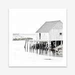 Shop Old Fishing Shack (Square) Photo Art Print a coastal themed photography wall art print from The Print Emporium wall artwork collection - Buy Australian made fine art poster and framed prints for the home and your interior decor, TPE-814-AP
