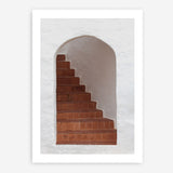 Shop Old Stairway Photo Art Print a Moroccan desert boho themed photography wall art print from The Print Emporium wall artwork collection - Buy Australian made fine art poster and framed prints for the home and your interior decor room, TPE-815-AP