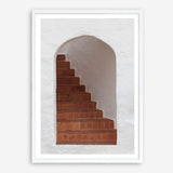 Shop Old Stairway Photo Art Print a Moroccan desert boho themed photography wall art print from The Print Emporium wall artwork collection - Buy Australian made fine art poster and framed prints for the home and your interior decor room, TPE-815-AP