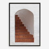 Shop Old Stairway Photo Art Print a Moroccan desert boho themed photography wall art print from The Print Emporium wall artwork collection - Buy Australian made fine art poster and framed prints for the home and your interior decor room, TPE-815-AP