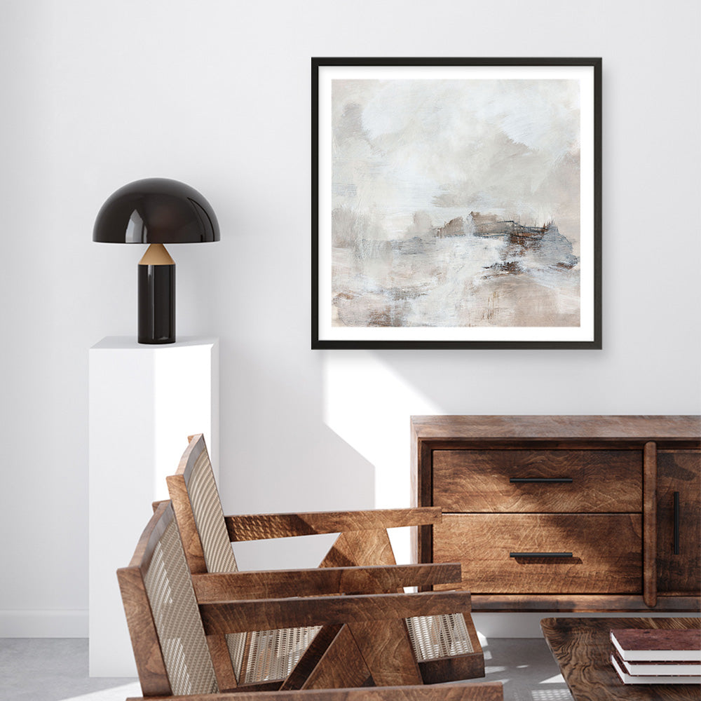 Shop Old Town (Square) Art Print a painted abstract themed wall art print from The Print Emporium wall artwork collection - Buy Australian made fine art painting style poster and framed prints for the home and your interior decor room, TPE-DH-220-AP