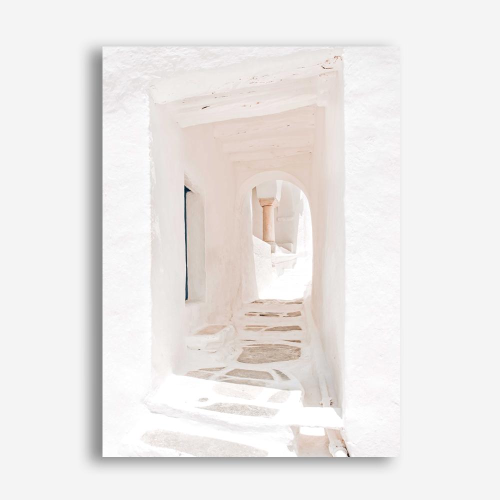 Shop Old White Town Photo Canvas Print a coastal themed photography framed stretched canvas print from The Print Emporium wall artwork collection - Buy Australian made prints for the home and your interior decor space, TPE-1141-CA-35X46-NF