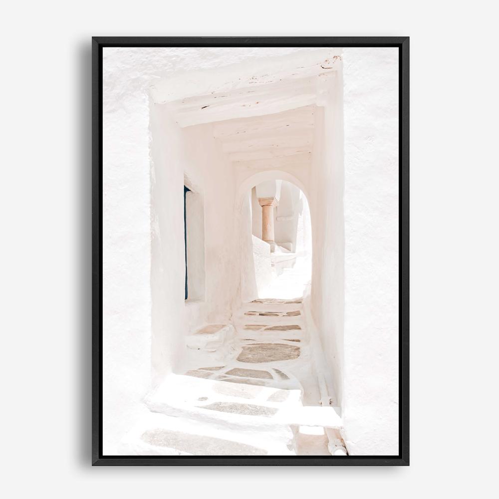 Shop Old White Town Photo Canvas Print a coastal themed photography framed stretched canvas print from The Print Emporium wall artwork collection - Buy Australian made prints for the home and your interior decor space, TPE-1141-CA-35X46-NF