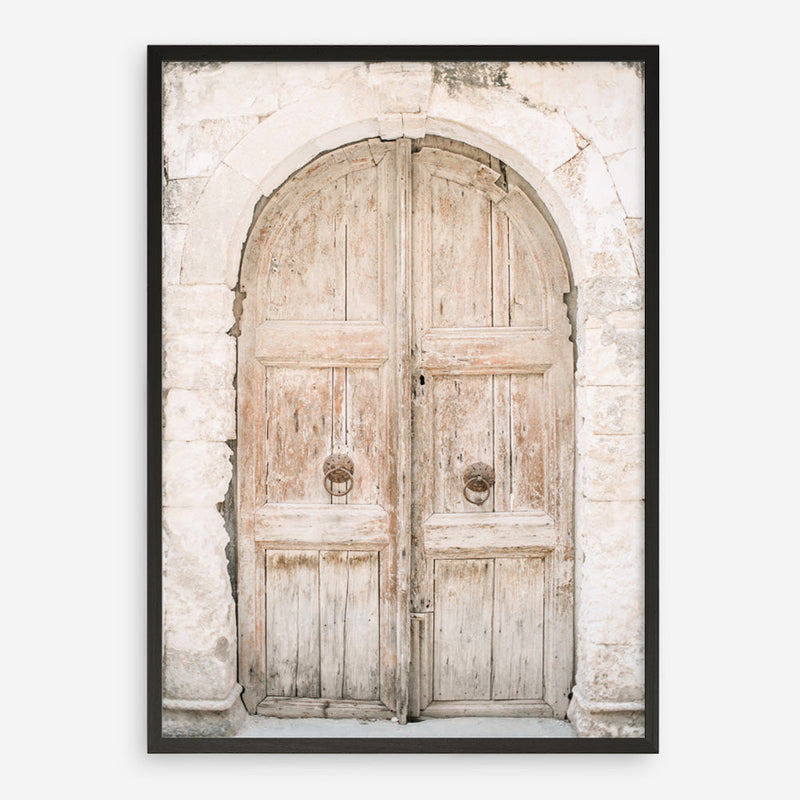 Shop Old Wooden Doorway Photo Art Print a Moroccan desert boho themed photography wall art print from The Print Emporium wall artwork collection - Buy Australian made fine art poster and framed prints for the home and your interior decor room, TPE-1308-AP