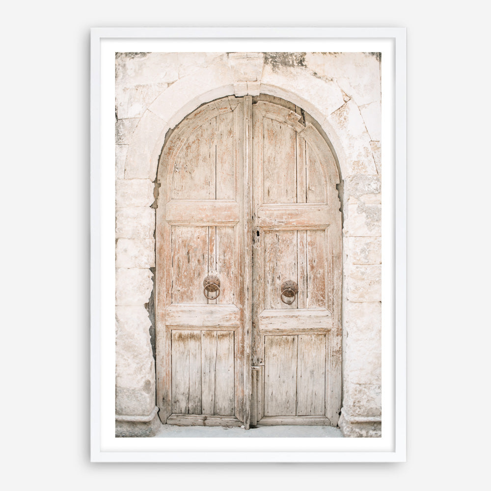 Shop Old Wooden Doorway Photo Art Print a Moroccan desert boho themed photography wall art print from The Print Emporium wall artwork collection - Buy Australian made fine art poster and framed prints for the home and your interior decor room, TPE-1308-AP