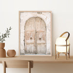Shop Old Wooden Doorway Photo Art Print a Moroccan desert boho themed photography wall art print from The Print Emporium wall artwork collection - Buy Australian made fine art poster and framed prints for the home and your interior decor room, TPE-1308-AP